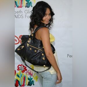 Balenciaga Agneau Giant 12 Rose Gold Hardware Large Le City Bag